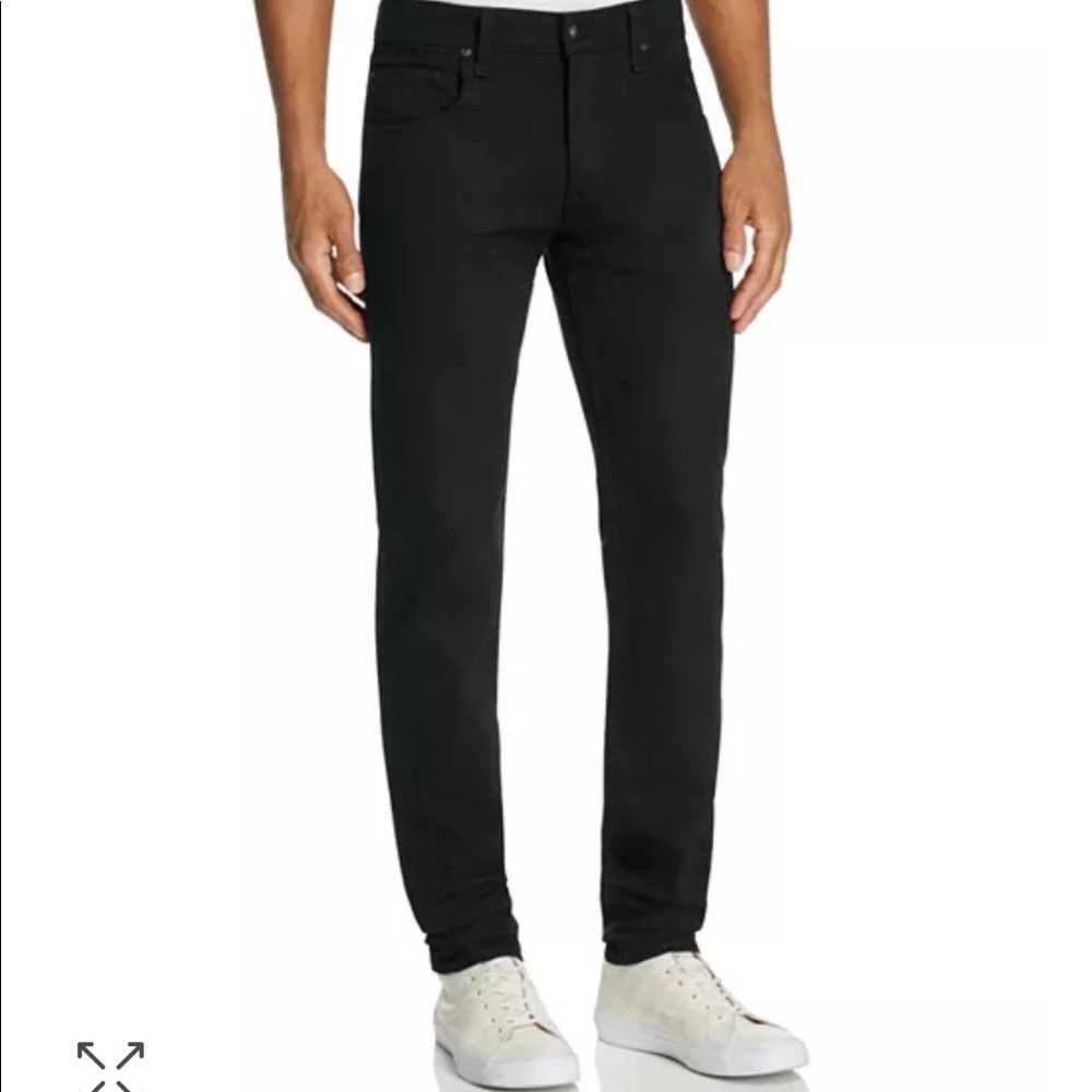 Rag and Bone - Fit 1 Skinny Fit Jeans in Black